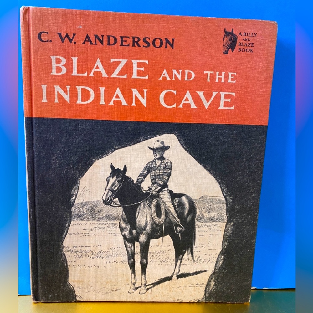 Blaze and the Indian Cave Vintage 1964 Hardcover Book Wonderful Illustrations
